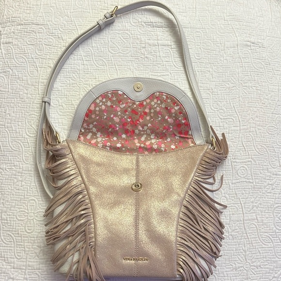 Fabulous Vera Bradley Meredith Fringed Leather Crossbody - Picture 10 of 15